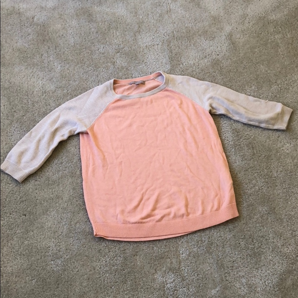 Banana republic cotton sweater quarter sleeve XS